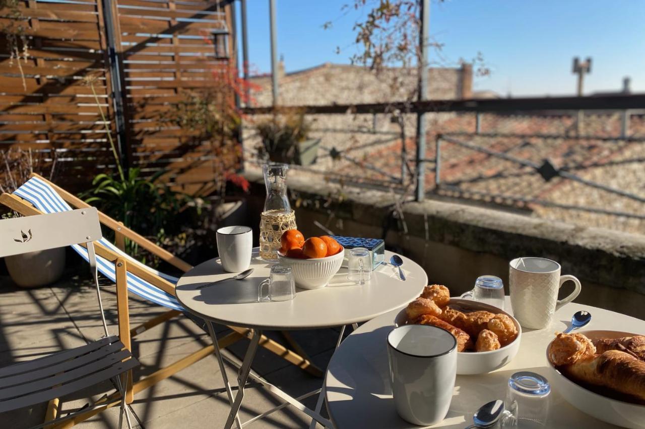 The Sunny - P2 With Terrace - City Centre Nîmes Exterior foto